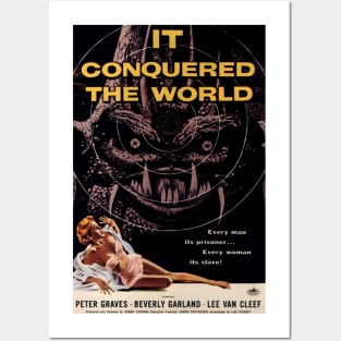 Classic Sci-Fi Movie Poster - It Conquered the World Posters and Art